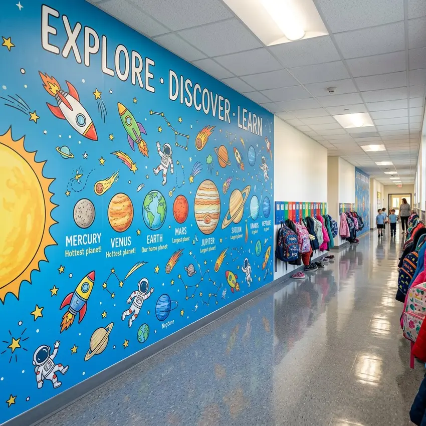 Education & Training wall printing