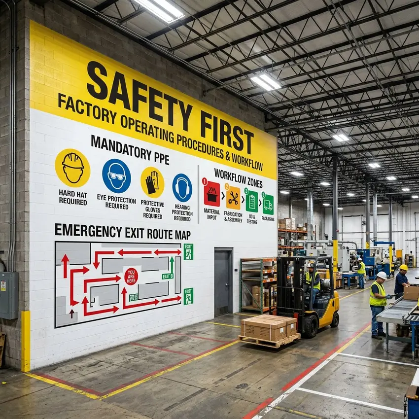Industrial & Commercial wall printing