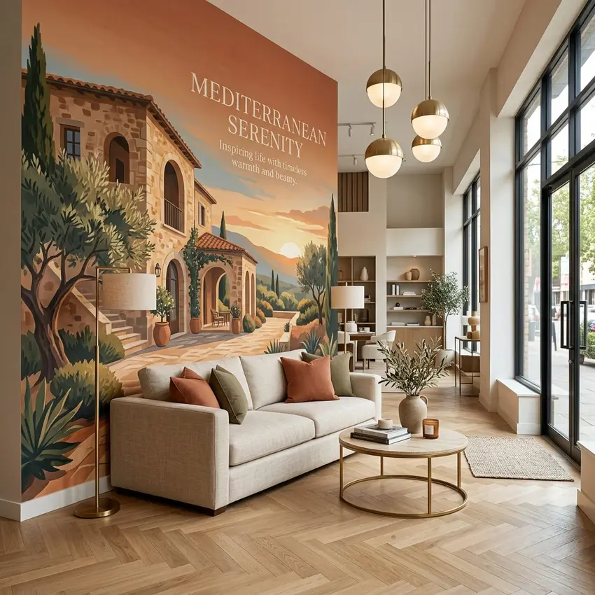 Retail & Showrooms wall printing